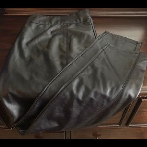 NEW WITH TAG - Faux Leather Leggings - Lane Bryant